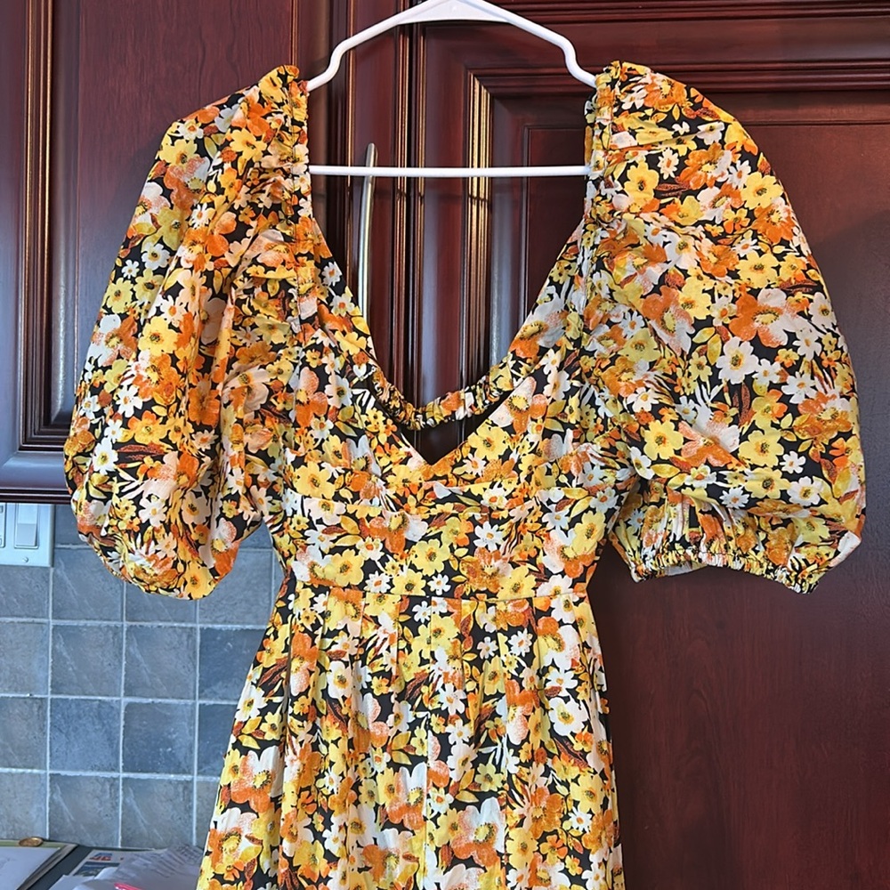 FREE PEOPLE Printed Amy Jumpsuit Size medium - Picture 6 of 9
